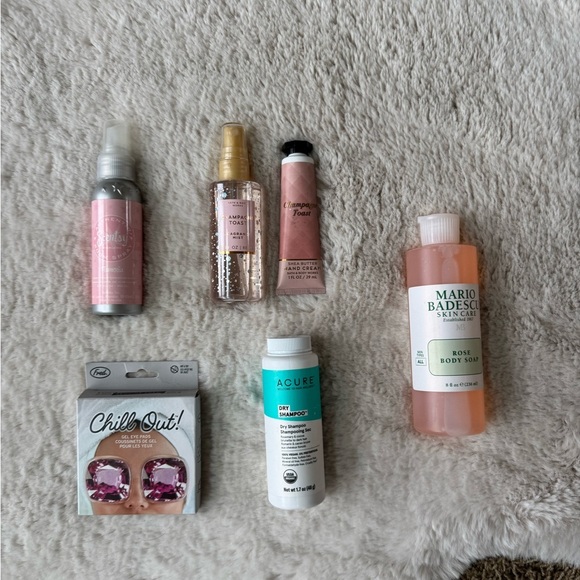 Mario Badescu Body soap, gel eye pads,‎ acure dry shampoo, bath & Body works set - Picture 1 of 8